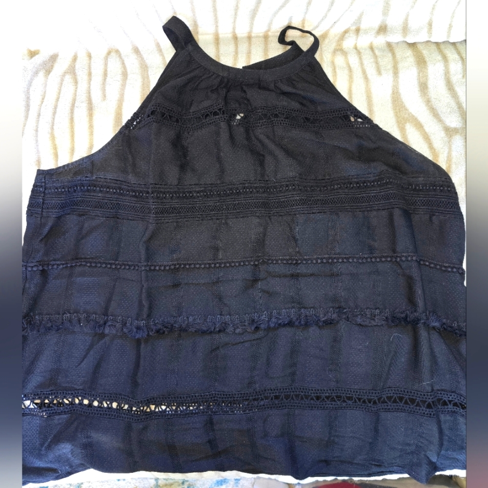 Loft Patterned Tank Top Large